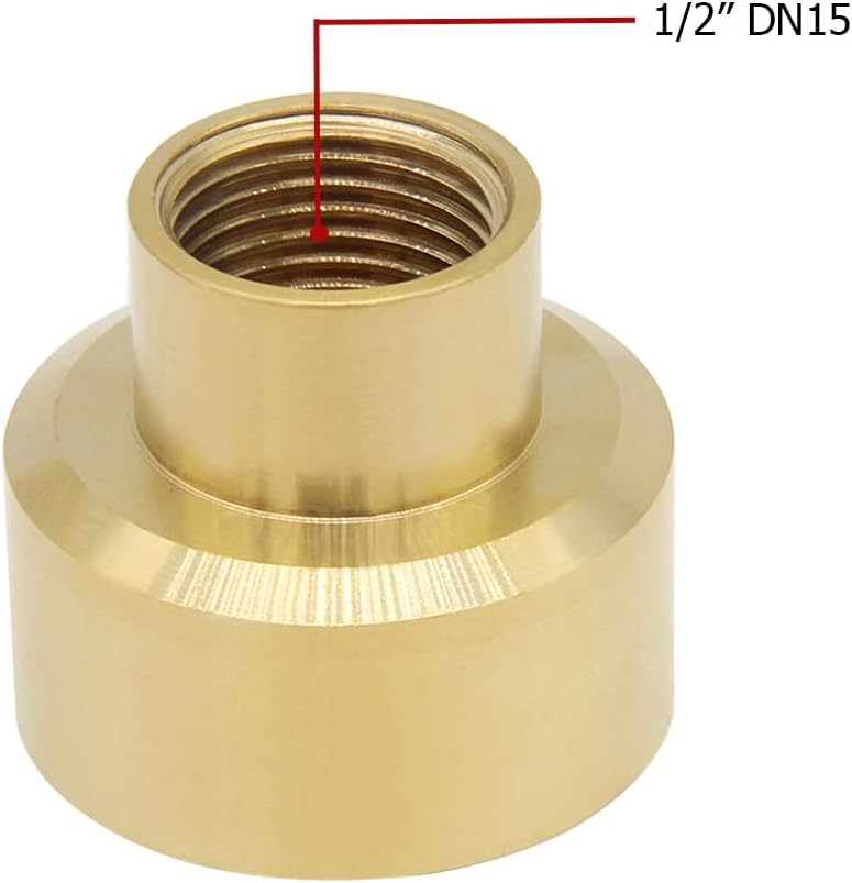 Hooshing Brass Fountain Nozzle 1/2" DN15 Pond Column Water Sprinkle Head for Garden Pond Amusement Park - Image 3